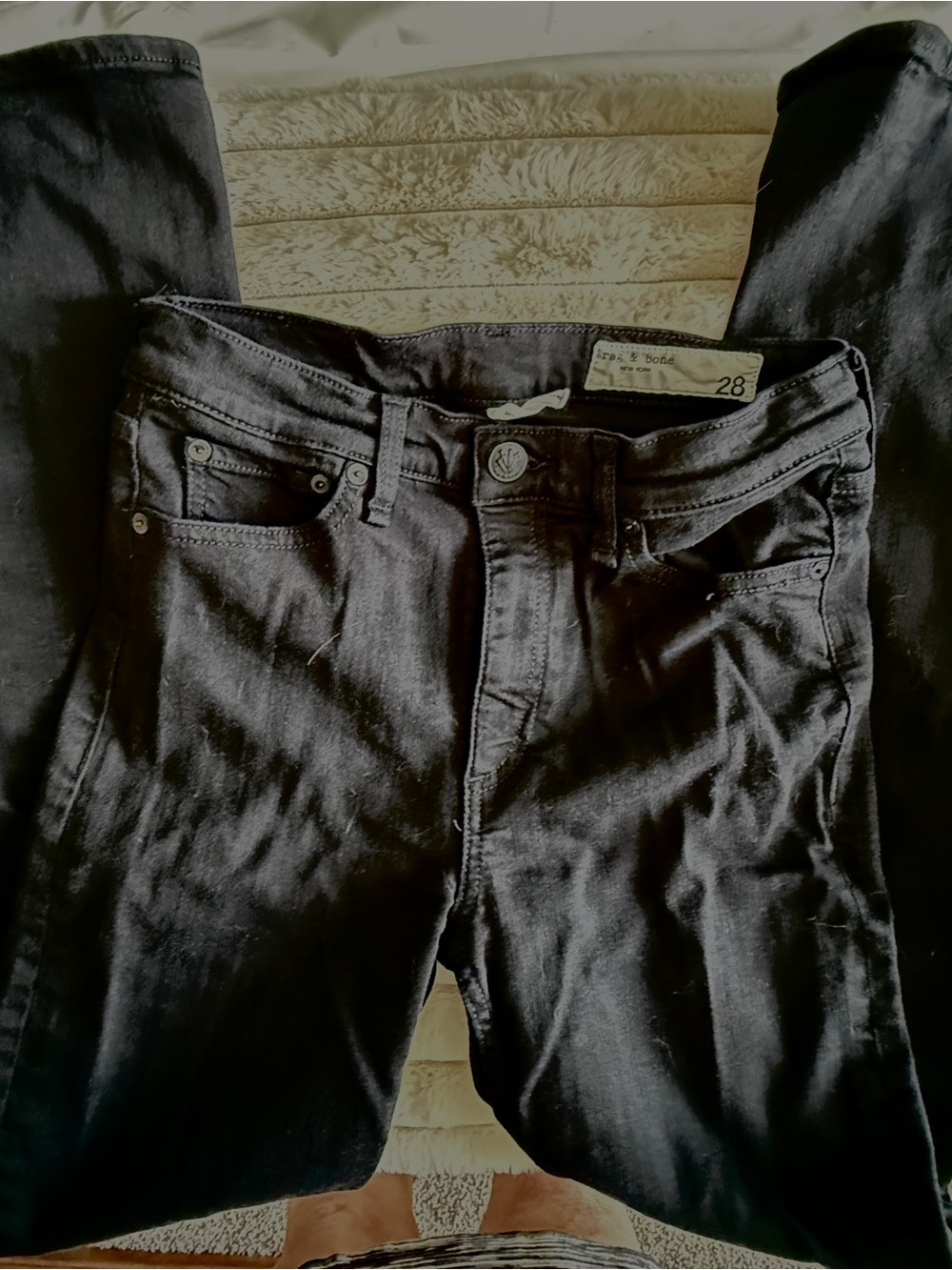 Worn once rag & bone Black Bootcut Women’s Jeans